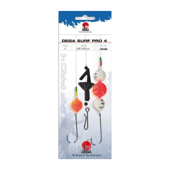 Jenzi Surfcasting Leader Dega Surf Pro 4 Orange White Red