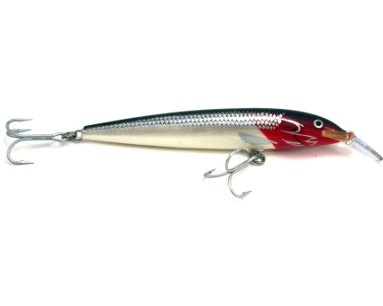 Vintage Rapala Normark Lure F Magnum BRH Black Red Head 