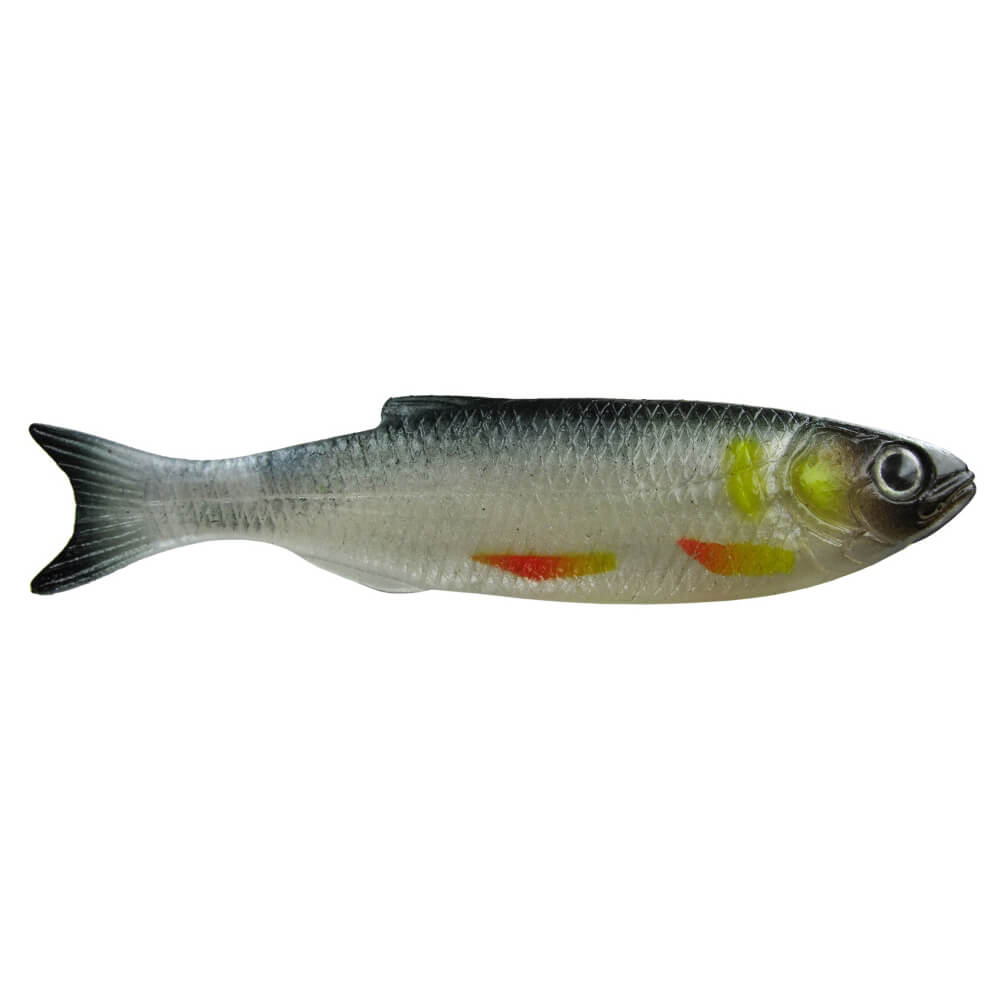 Jenzi Drop-Shot Inshore Trailer - Leurre Souple 8,5cm (10 Pièces) - Coloris Jaune